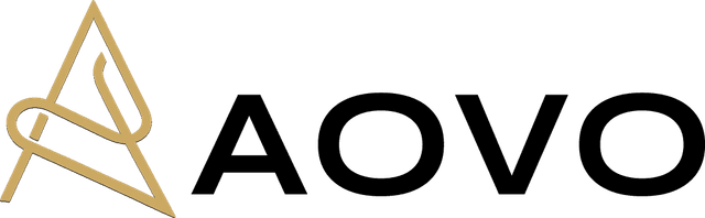 AOVO 로고 블랙